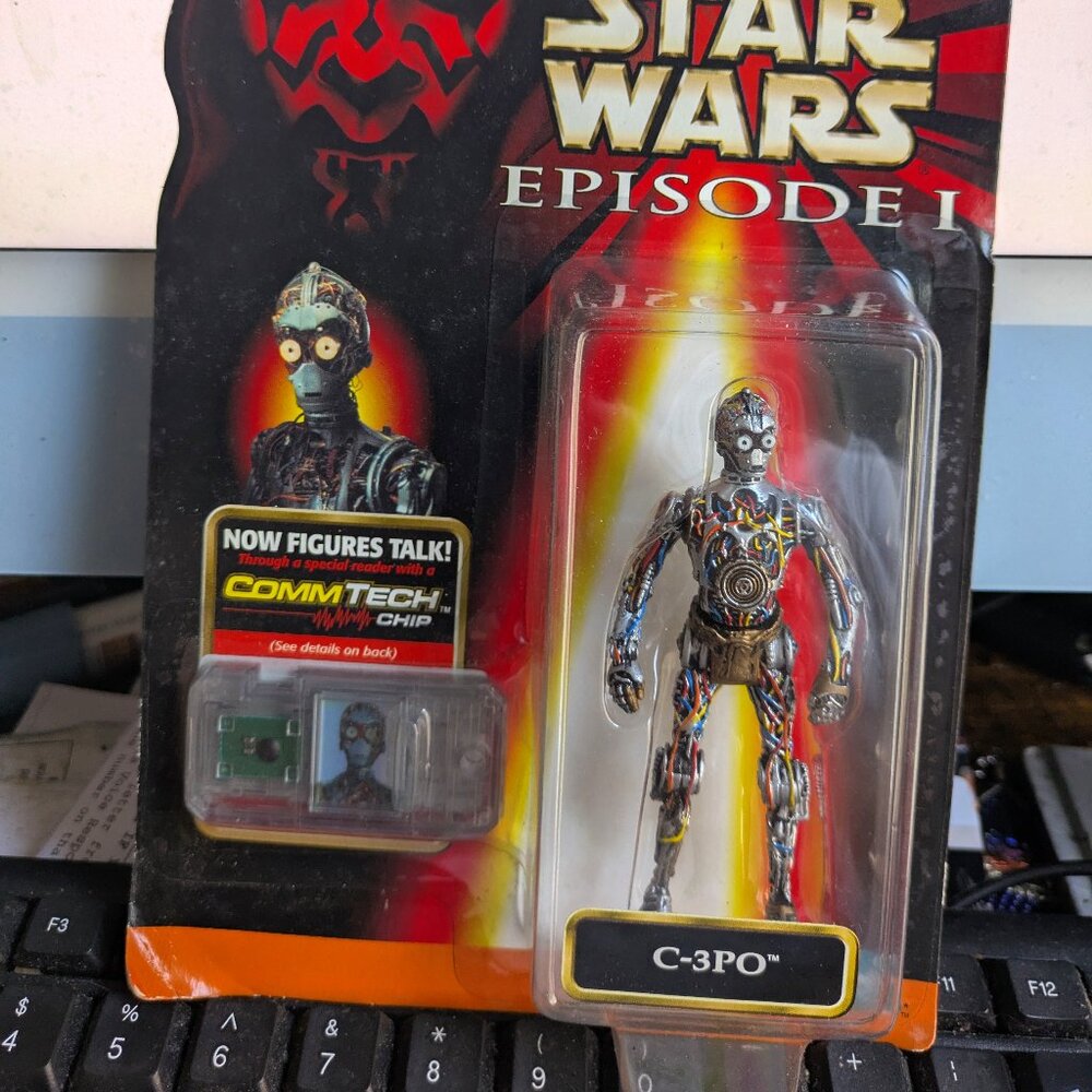 Star Wars Episode 1 C-3PO Action Figure 1998 Collection 2 Comm Tech Chip